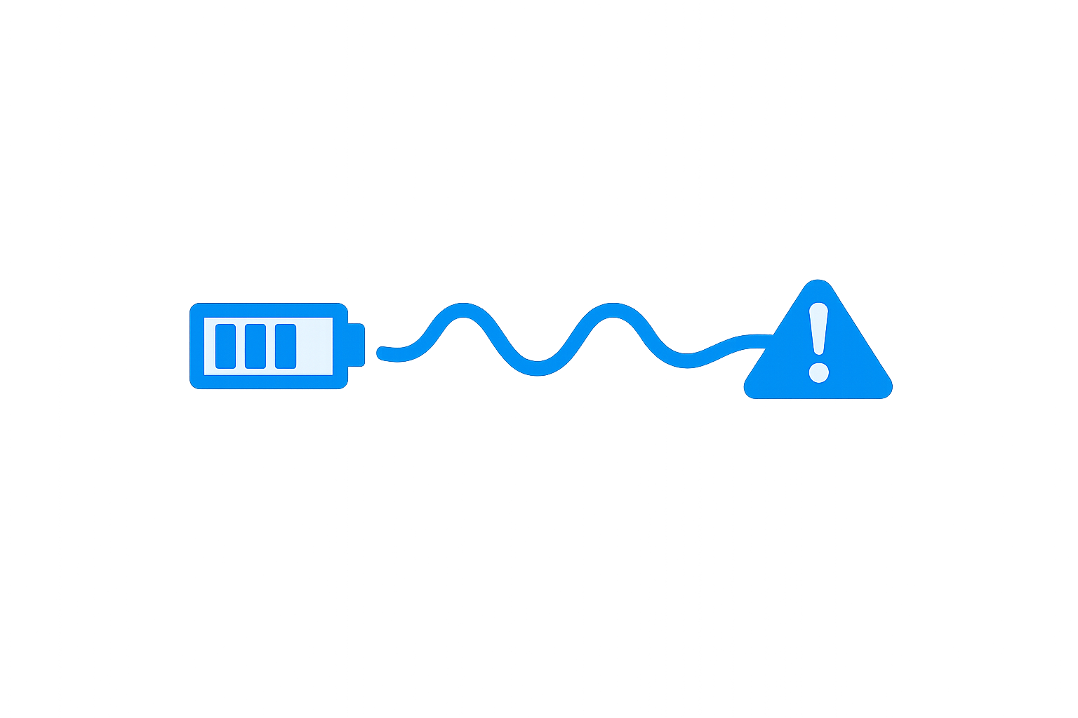 Battery alert visualization